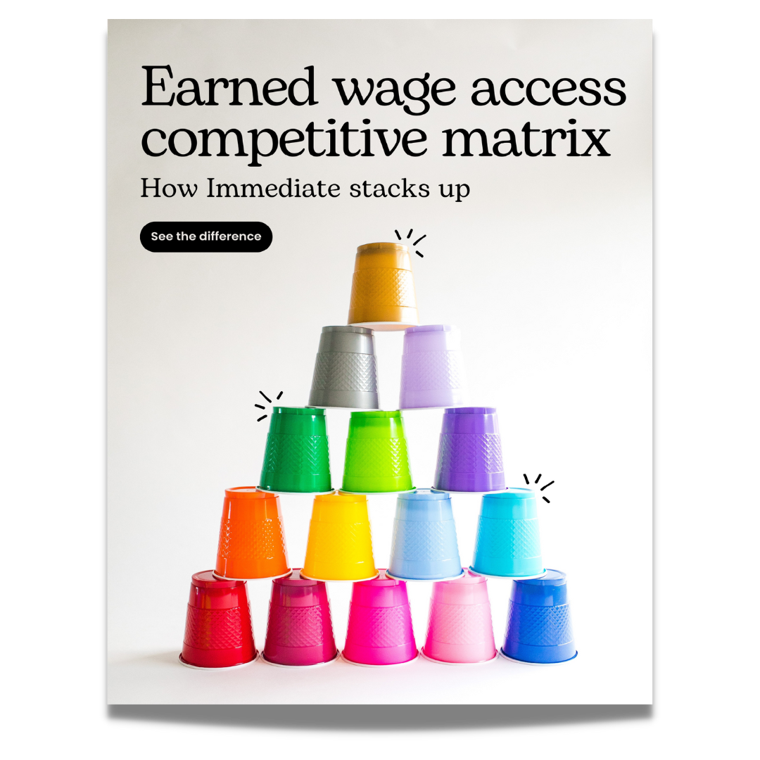 Earned wage access competitive matrix